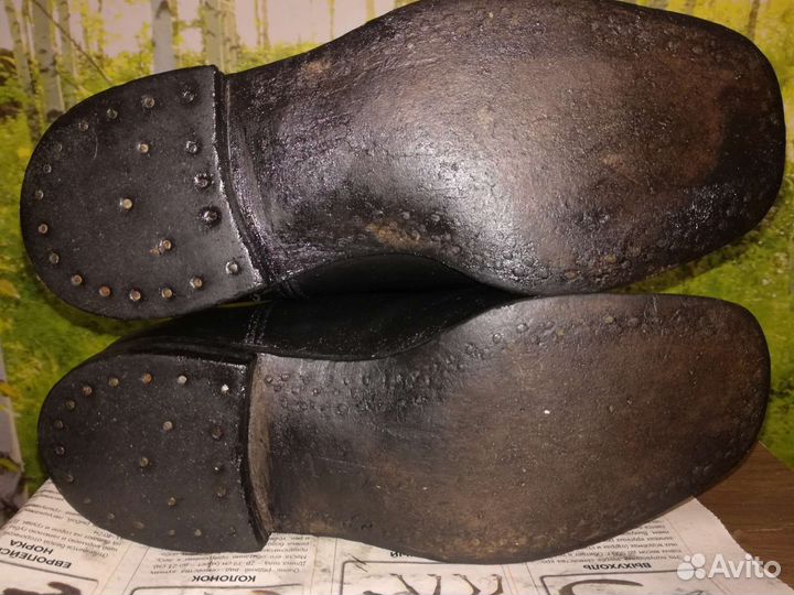 Сапоги офицерские хромовые (СССР)