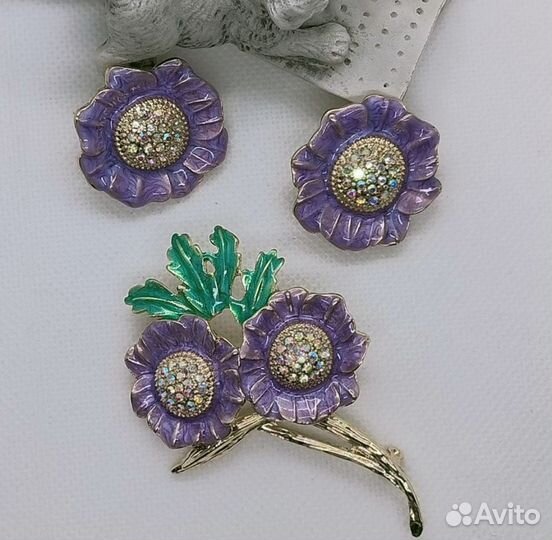 Клипсы, Брошь