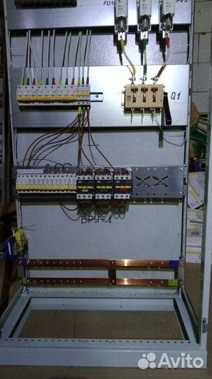 Сборка щитов вру, электромонтажные работы