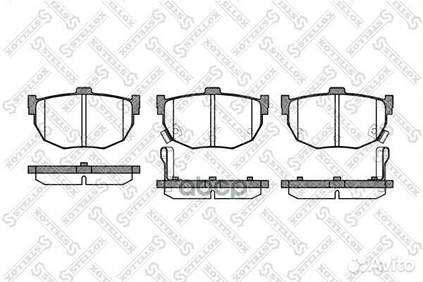 305 032-SX 294 32 колодки дисковые з Kia Cera