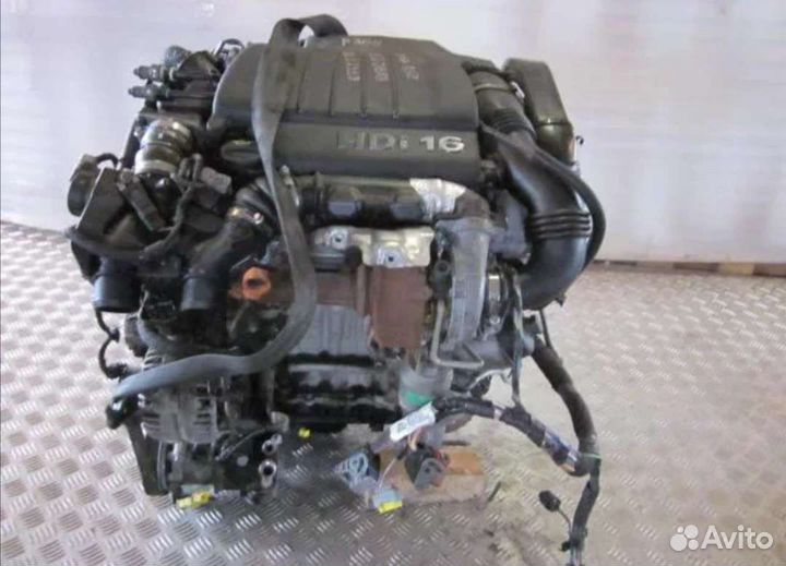 Двигатель DV6 1.6 турбо дизель Пежо 208