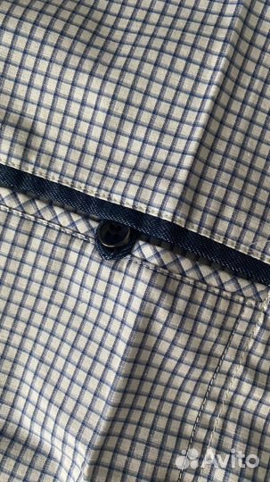 Рубашка хлопок, эластичная