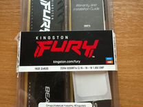 Оперативная память Kingston fury beast black 16gb