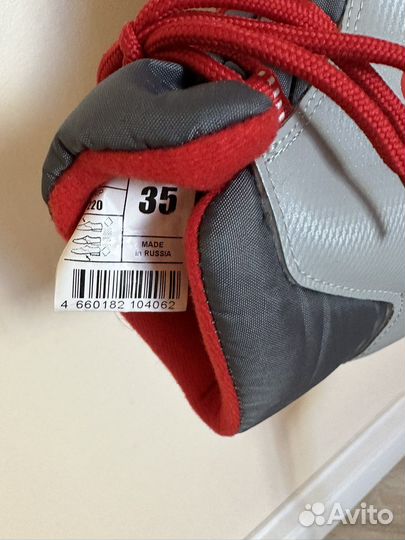 Лыжи беговые с ботинками 35 размер