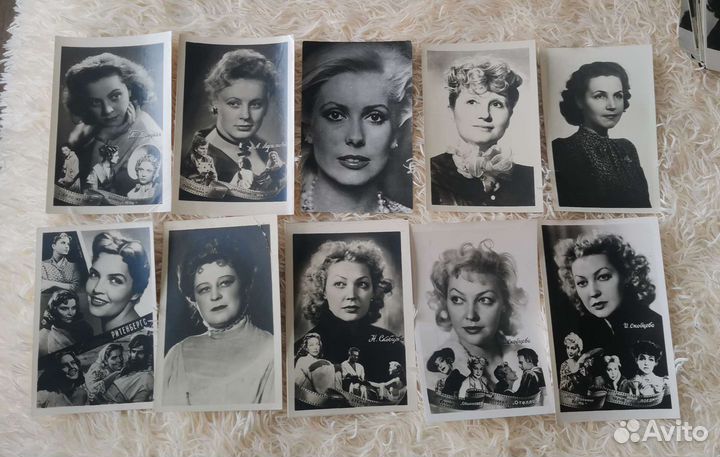 Открытки Актёры советского и зарубежного кино