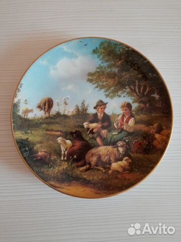 Тарелка настенная Цветы Германия