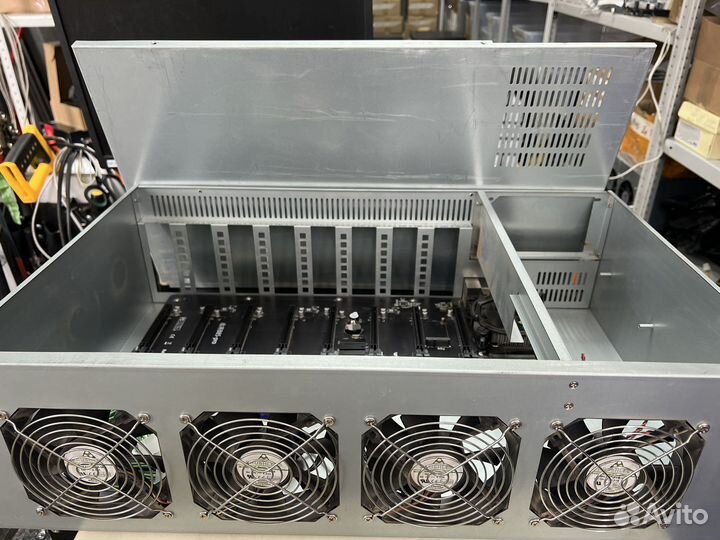 Корпус продувной для майнинга на 8карт
