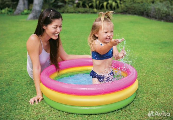 Бассейн надувной детский 86*25 см