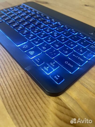 Беспроводная клавиатура+мышь с rgb подсветкой