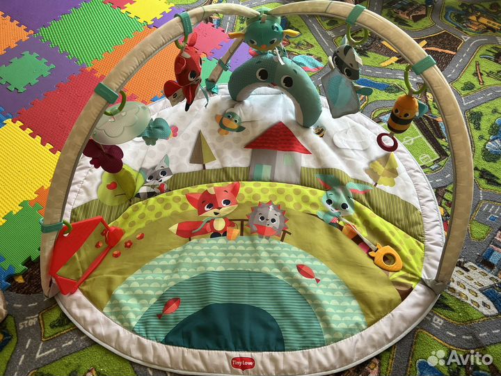 Развивающий коврик tiny love солнечная полянка