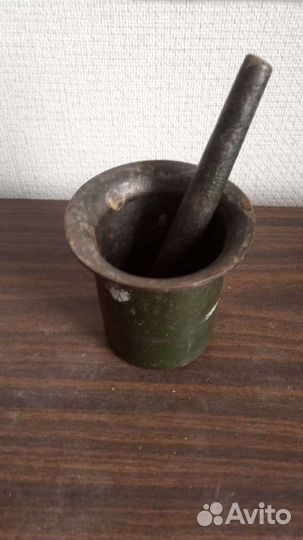 Ступка с пестиком чугун бу