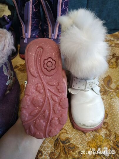 Детская обувь пакетом 6 пар зимняя 20-22р