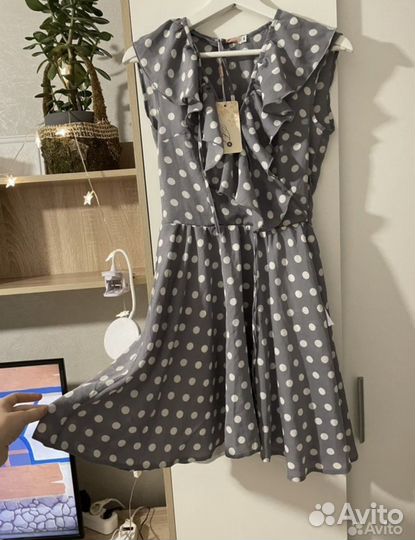 Летнее шифоновое платье с биркой новое
