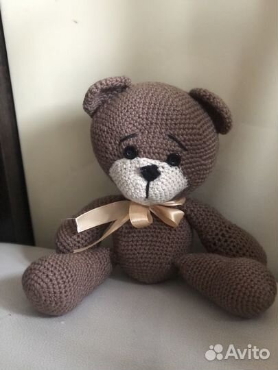 Мишка вязанная
