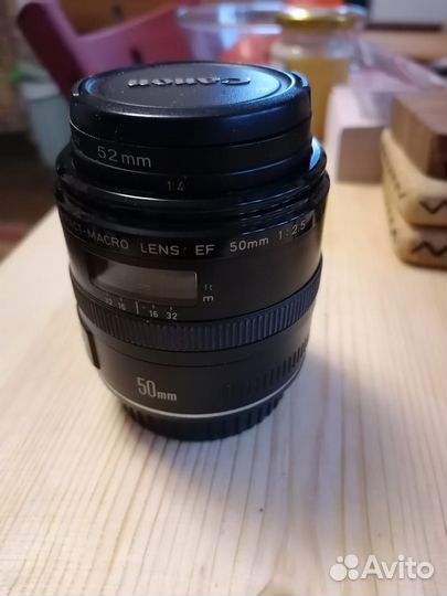 Объектив canon compact macro lens ef 50mm 1-2, 5