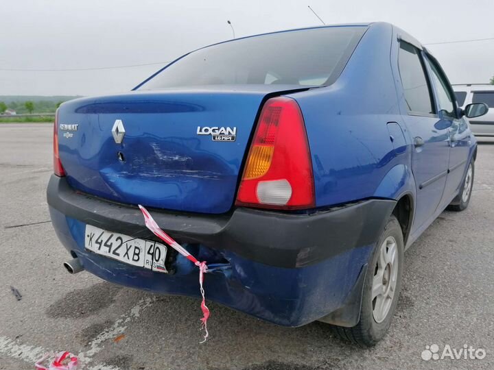 Крышка багажника renault logan