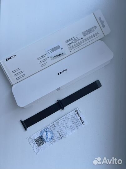 Ремешок Apple watch 45 mm Graphite Milanese Loop