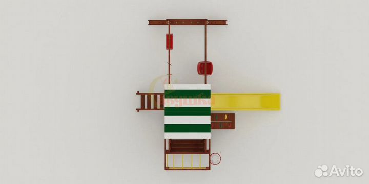 Детская площадка Савушка Мастер 4 (Махагон)