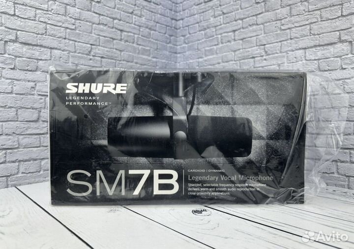 Студийный микрофон shure SM7B