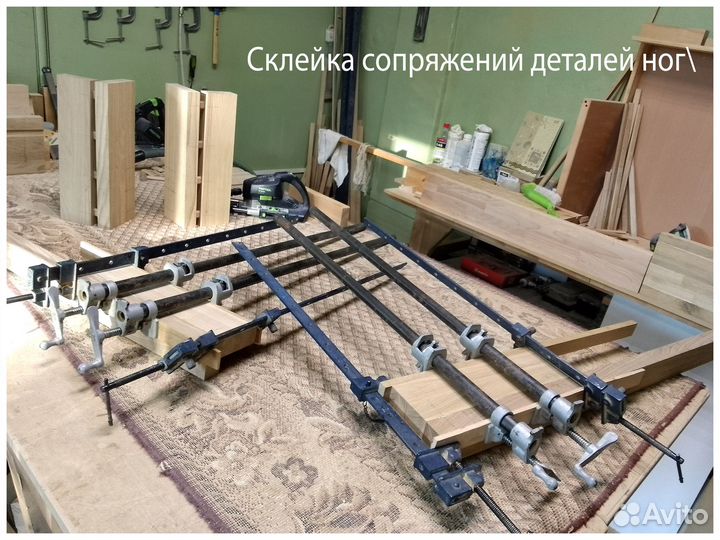 Кровать из массива дуба