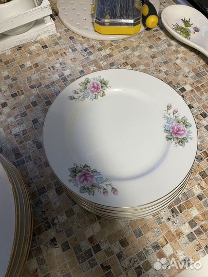 Набор тарелок японский фарфор