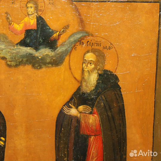 Икона Митрофан Воронежский и Сергий Радонежский