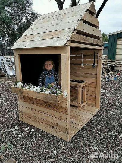 Детский игровой домик для дачи