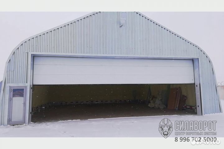 Ворота 6х6 м. для сельхозангара, с приводом