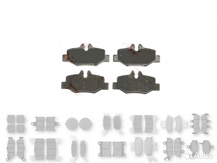 Колодки задние Mercedes Benz Vito, C-Class (204)