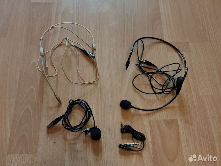 Головные микрофоны, ручной микрофон