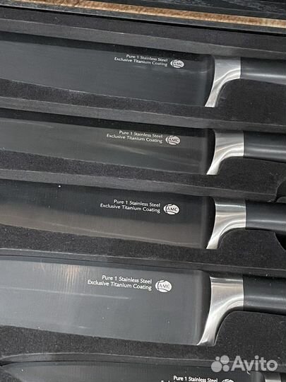 Ножи и подставка для ножей амс