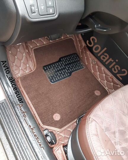 Чехлы Solaris - Kia Rio - Веста Bombastic Коричнев