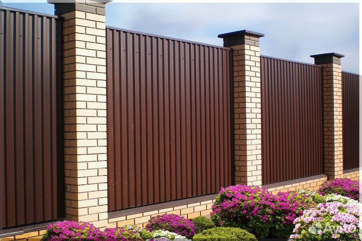 Забор металлический