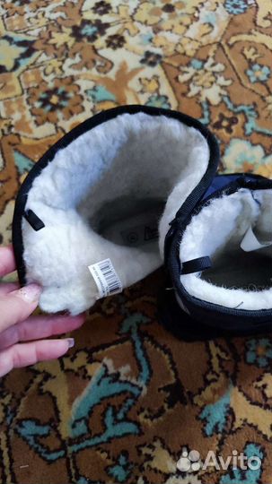 Детские сапожки для мальчика зимние,отличные