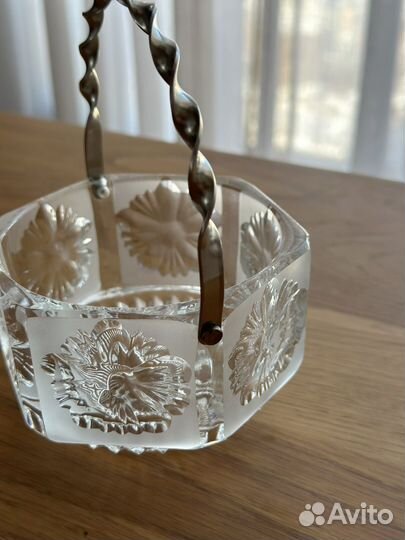 Креманки (икорницы) хрустальные СССР