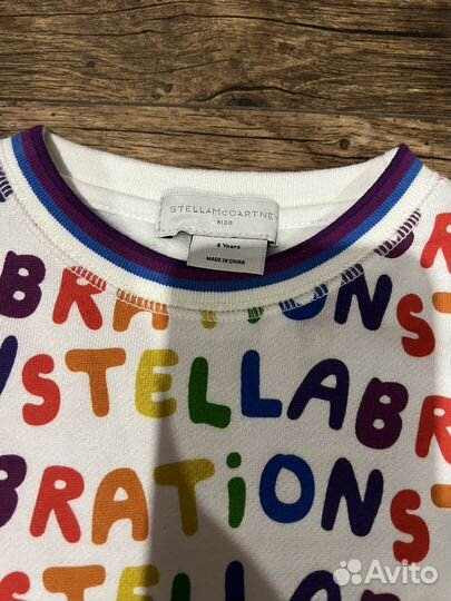 Свитшот stella mccartney на 4 года