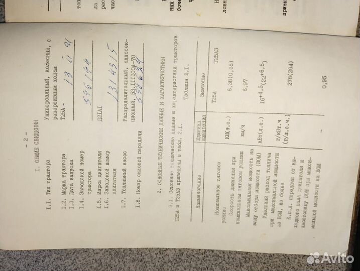 Трактор ВТЗ 2032А (Т25), 1988