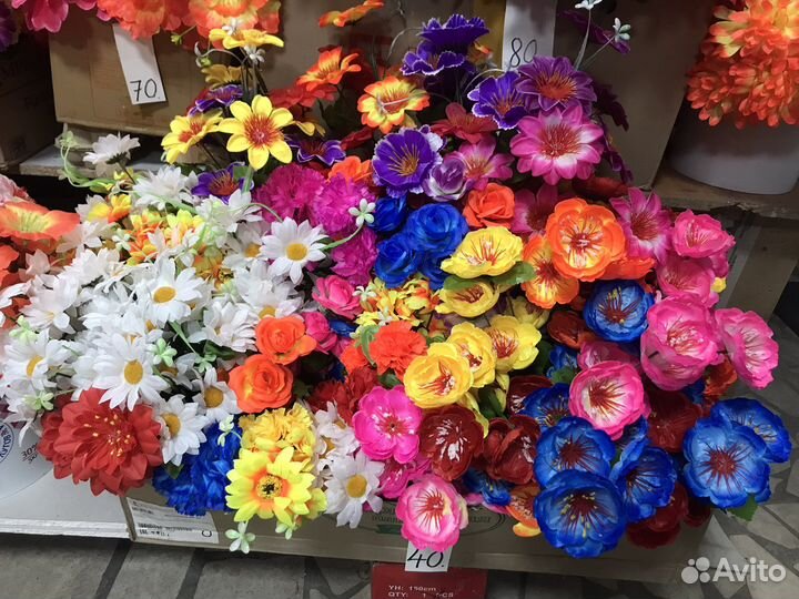 Искусственные цветы букеты