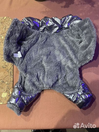 Зимний комбинезон для маленькой собаки