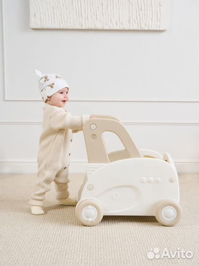 Игрушка-каталка vroomy (milky) Happy Baby