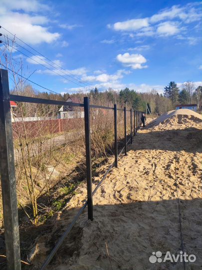 Столбы заборные