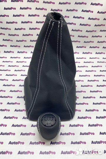 Ручка кпп в коже с чехлом Лада Калина-1