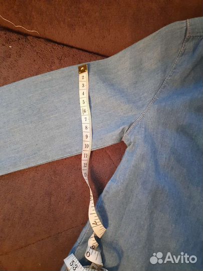 Джинсовая рубашка для девочки