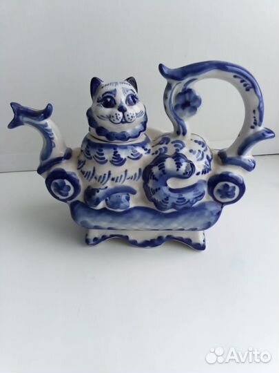 Чайник заварочный гжель