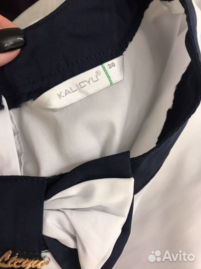 Блузка школьная на девочку, 38р, ни разу не одеван