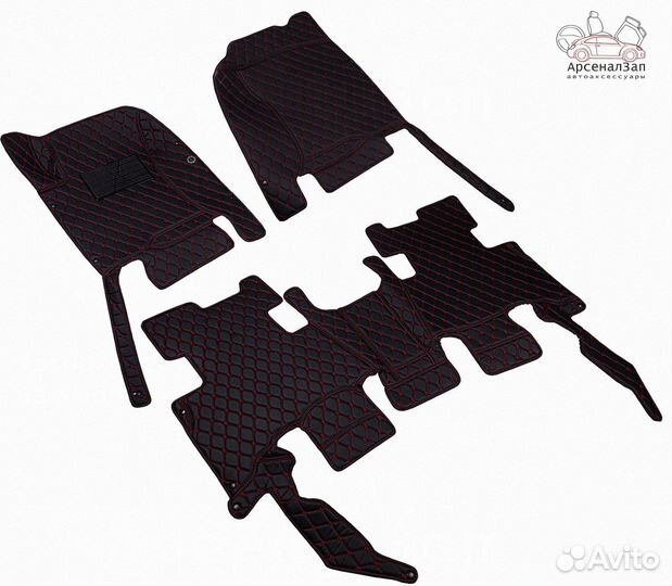 3D коврики из экокожи