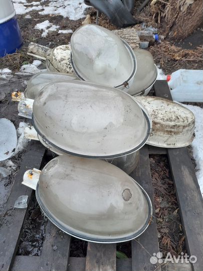 Фонарь уличный на столб бу