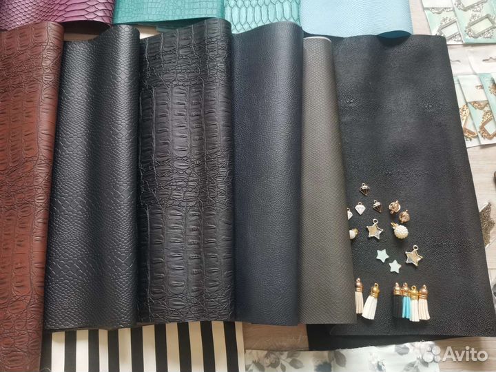 Материалы для скрапбукинга. Кож зам переплетный
