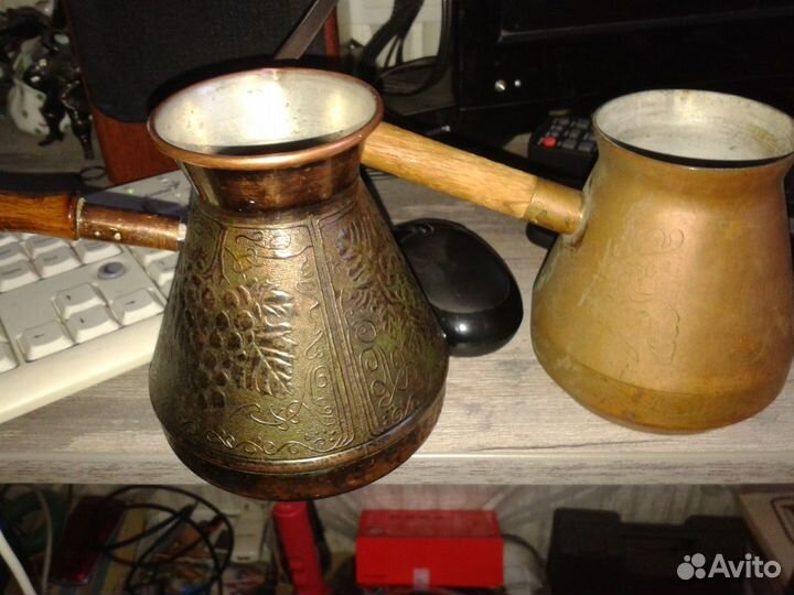 Турка для кофе медная