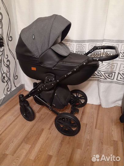 Коляска 2 в 1 эко кожа